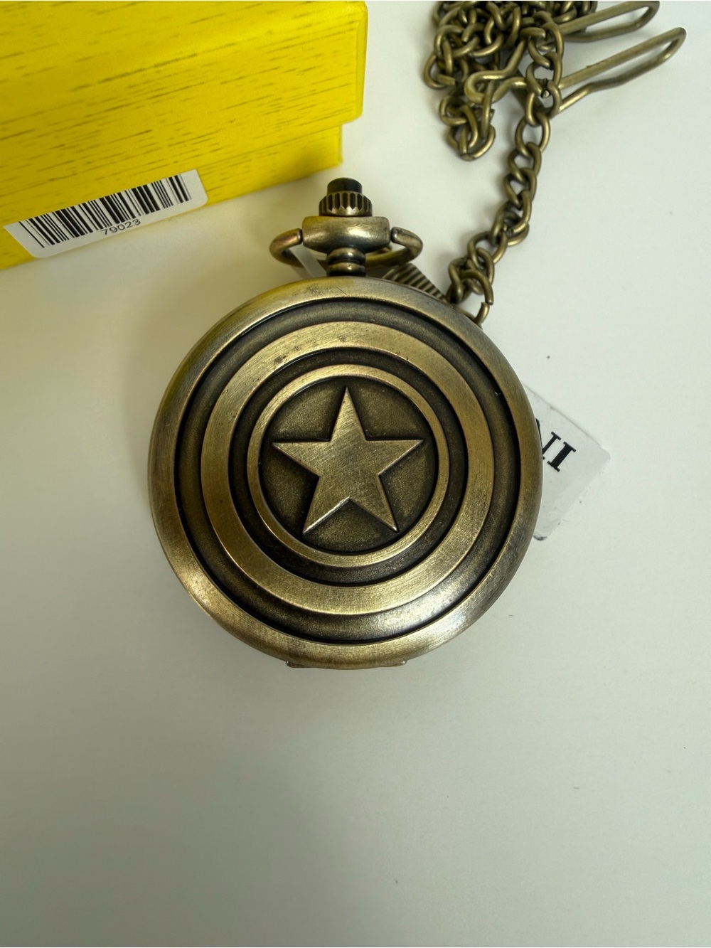 NWT Invicta Captain America Pocket Watch 47mm 79023